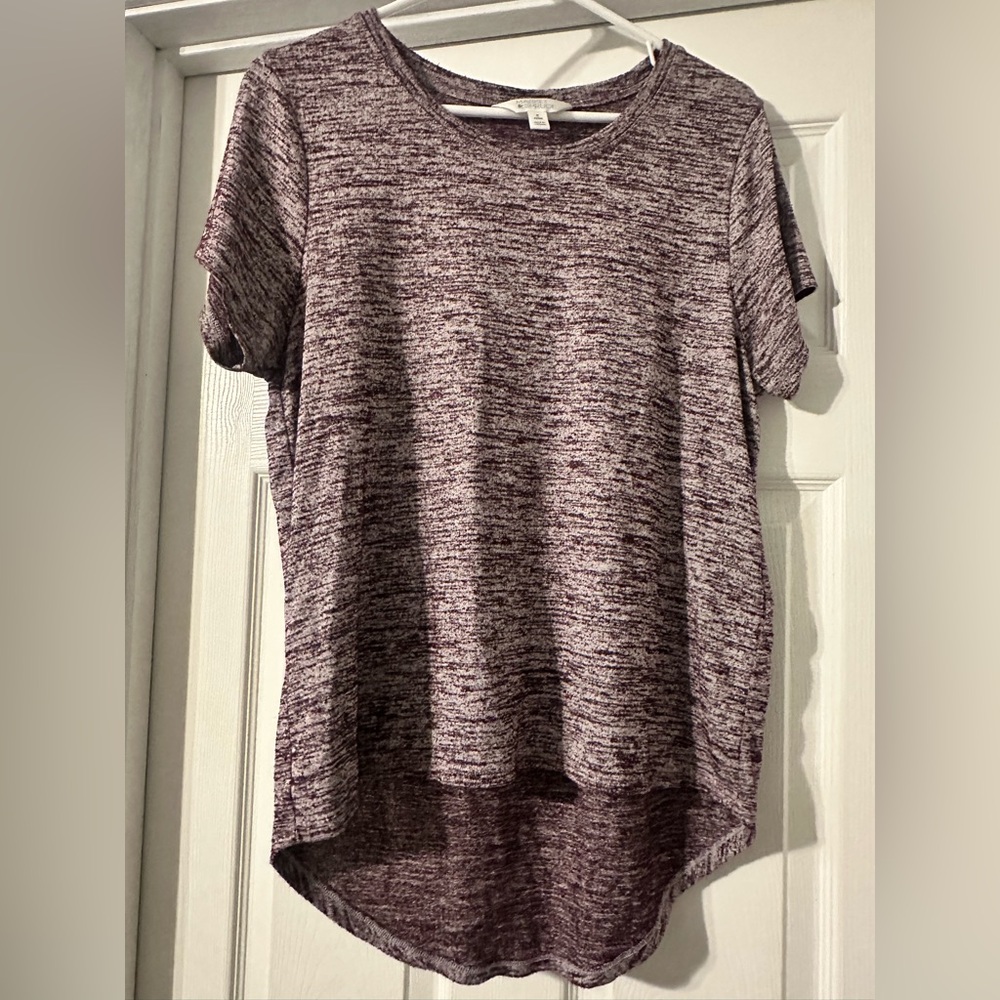 Market & Spruce Plum Short Sleeve Tee